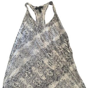 BCBG Snake Print Tank Top